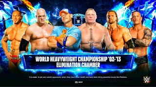 WWE World Heavyweight Championship In 6 Man Elimination Chamber Match | WWE 2k24