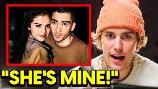 "SHE'S MINE!" Justin Bieber Reacts To Selena Gomez & Zayn Malik Kissing