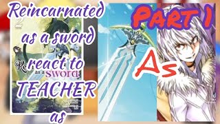 Reincarnated as a sword react to TEACHER as Accelerator | Part 1/5 | {REQUESTED} |