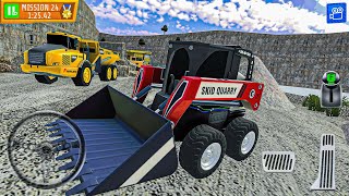 Mini Bulldozer Driving Simulator - Quarry Parking Lot - Android Gameplay