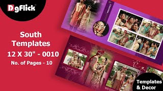 South Indian Wedding Album Design Templates 12 X 30 - Vol 0010 | Album Xpress