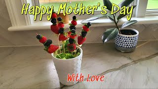 Mother's Day fruit Bouquet | DIY Mother's day |Cook with Malini Goyal |How to make flower bouquet |