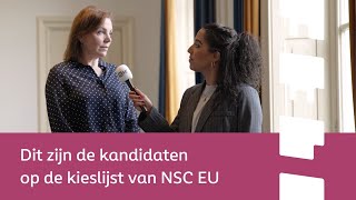 NSC | Marinza introduceert kandidaten voor de Europese verkiezingen