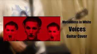 Motionless in White - Voices Guitar Cover (tab on screen)