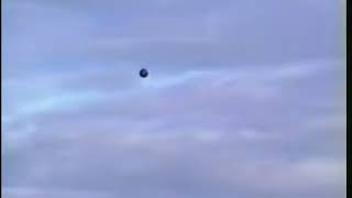 Spherical Object Bobs around in Mid Air while being Filmed