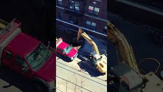 Drone Footage of 9000 Gallon Tank Removal in Newark, NJ