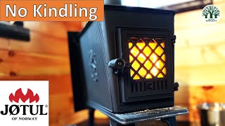 How to light Jotul 602 without kindling