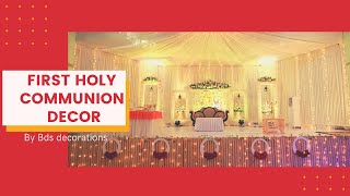 First holy communion decorations | Bds decorations | 1st communion Party