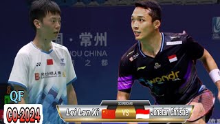 Jonatan Christie vs Lei Lai Xi || QF China Open 2024