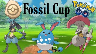 Fossil Cup Azumarill Escavalier Lucario Pokemon Go PvP Battles