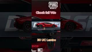 Free Lambo Lucky Me 🤯 || #pubgmobile #bgmi #pubgm