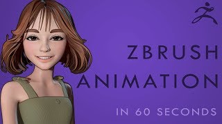 How to ANIMATE in Zbrush - 60 Second Tutorial