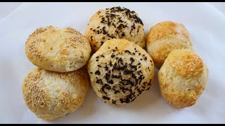 PÃO COM APENAS 2 INGREDIENTES (RECEITA RÁPIDA E FÁCIL)