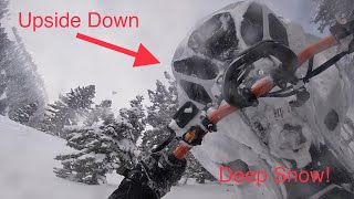 Snowmobiling In West Yellowstone! DEEP SNOW!  (Part 2)