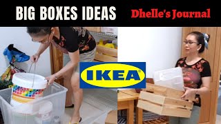 IKEA Big Boxes Ideas/ideas de cajas grandes/Home Organization/IKEA Products/IKEA Containers