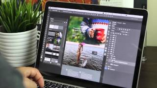 Design a website in less than 5 minutes using Photoshop Libraries