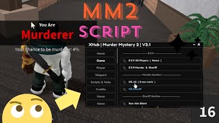 [NEW] MM2 Script -  GunDrop, Get All Emote, GodMode, Free Radio, Xray, ESP, Kill All, Teleport