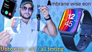 ambrane wise eon pro 1.85 lucid display with bt calling smartwatch #smartwatch #smartwatches