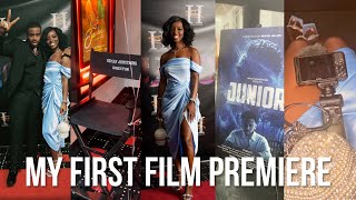 Come With Me to My First Film Premiere Vlog | Red Carpet Event | Shanice G