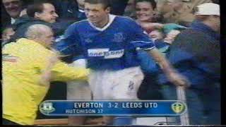 EPL 1999 Everton 4 vs Leeds United 4 at Goodison Park