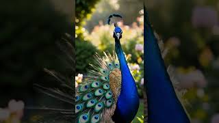 Peacock’s Majestic Dance:Display of Vibrant Beauty 🦚 #wildlife  Footage #animals #cat #viralvideo