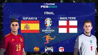 İspanya vs İngiltere Euro 2024 Final eFootball 2024