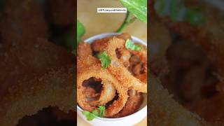 Onion Rings |Crispy Eggless onion rings #shorts #onionrings #recipe #food #trendingshorts