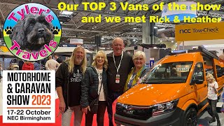 NEC OCT 2023 our Top 3 vans of the show, difficult choice to make as there was some gorgeous vans.