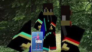 Minecraft Fortnite Dance Flossing, Sarah1HD vs MineJoshi #Shorts