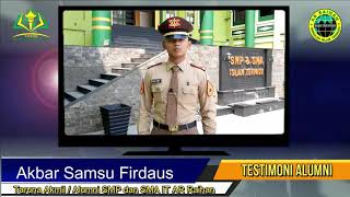 TESTIMONI ALUMNI -II- Akbar Samsu Firdaus -II- Taruna Akmil