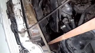 How to change fan belt (#cars #kia #blunder)