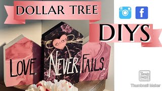 All NEW Dollar Tree Valentine’s DIY for 2021/ easy home decor