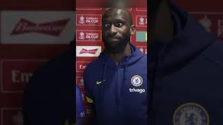 #rudiger is crazy 😂