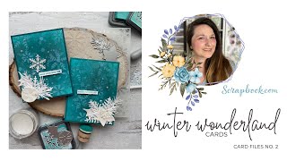 Tim Holtz Winter Wonderland Cards | Mixed Media Christmas Cards | Sizzix Holiday 2022 Release