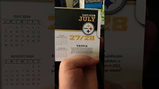 Steelers fact/trivia 7/27/24 & 7/28/24