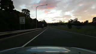 Blue Toyota C-HR, you're a right lane hog number plate ECZ57R Hume Motorway Woodbine