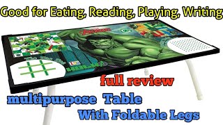 Avengers Ludo Game Table for Kids Board Game-Laptop Table / Bed Table full review | foldable table |