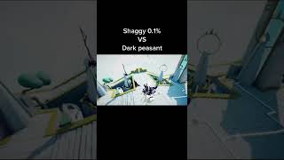 Shaggy 0 1% Power vs Dark Peasant #tabs #totallyaccuratebattlesimulator #shorts