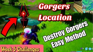 Gorgers Location - Easily Destroy Gorgers - Week 5 Challenge - Fortnite Nexus War