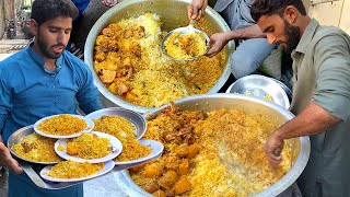 Nonstop Street Food MUSLIM Chicken Biryani | Degi Masala Chicken Biryani | Pakistani Street Food