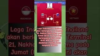 Jadwal Semifinal Timnas Futsal Indonesia Vs Thailand #shorts