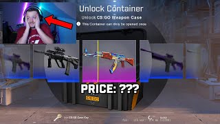 He Unboxed The #1 AK Blue Gem *LIVE* on Stream... (WTF)