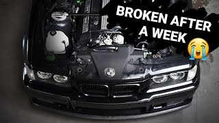 New E36 M3 Bumper Installed and My E36 Is BROKEN after a week! Diagnosing the issue.