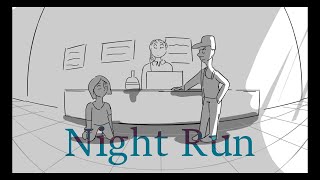 "Don't Forget Your I.D.!" - Night Run / Storyboard Pro Animatic / Jerrico Ink