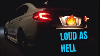 CRAZY WRX INVIDIA Turbo-back Exhaust