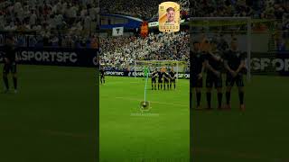 Free Kick Challenge KDB #shorts