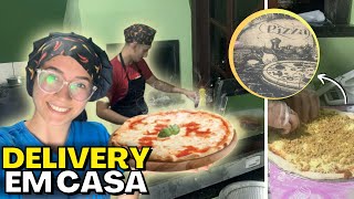 COMO É NOSSA ROTINA DE DELIVERY EM CASA | Fizemos pizza e perdemos um pedido