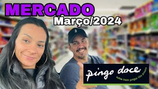 🇵🇹 MERCADO EM PORTUGAL COMPRAS DE MARÇO 2024, + VALOR TOTAL, COMPRA BÁSICA E GULOSEIMAS 😋🎉