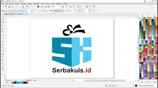 TUTORIAL Membuat Logo Serba Kuis dengan CorelDRAW