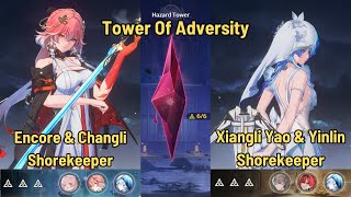 S0 Shorekeeper x Encore Changli & Xiangli Yao | Tower of Adversity | Hazard Zone | Wuthering Waves